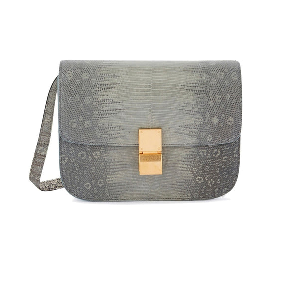 Medium Classic Bag in Lizard