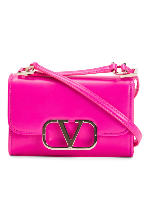 VALENTINO GARAVANI
Leather V Logo Small Shoulder Bag