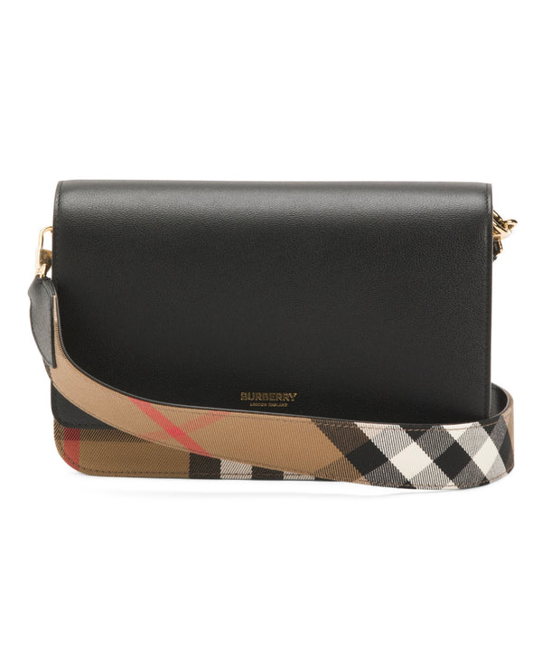 BURBERRY
Leather Mackford Signature Checked
Crossbody