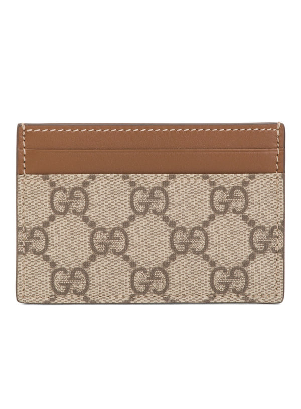 GUCCI
Made In Italy Supreme Canvas And Leather Card Case