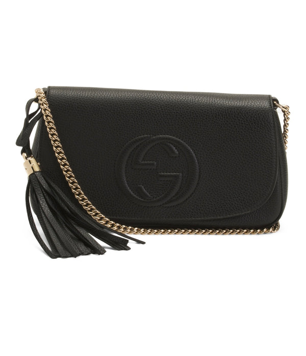 GUCCI
Leather Soho Chain Strap Flap Crossbody And Shoulder Bag