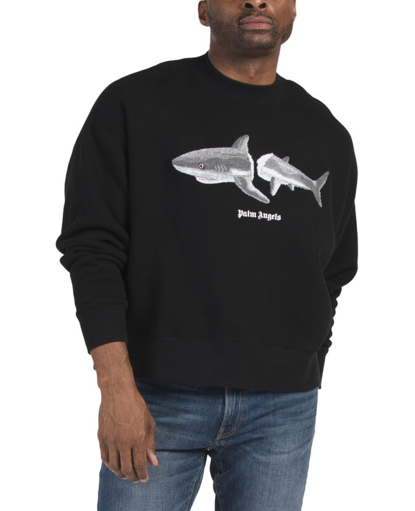 PALM ANGELS
Made In Italy Shark Crew Neck Sweatshirt