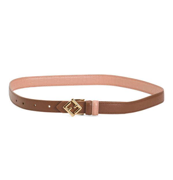 FENDI
Women’s Leather FF Diamond Buckle Reversible Belt