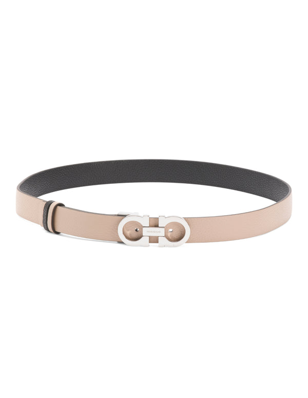 FERRAGAMO
Women’s Made In Italy Leather Adjustable Reversible Gancini Belt