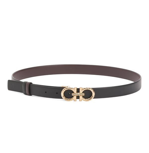 FERRAGAMO
Women’s Leather Two Tone Adjustable And Reversible Gancini Belt