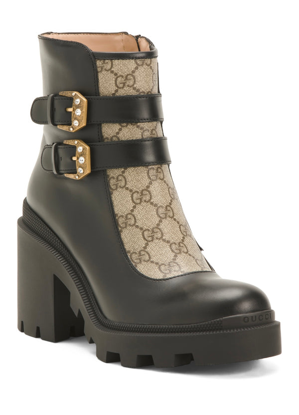 GUCCI
Leather Gg Ankle Boots