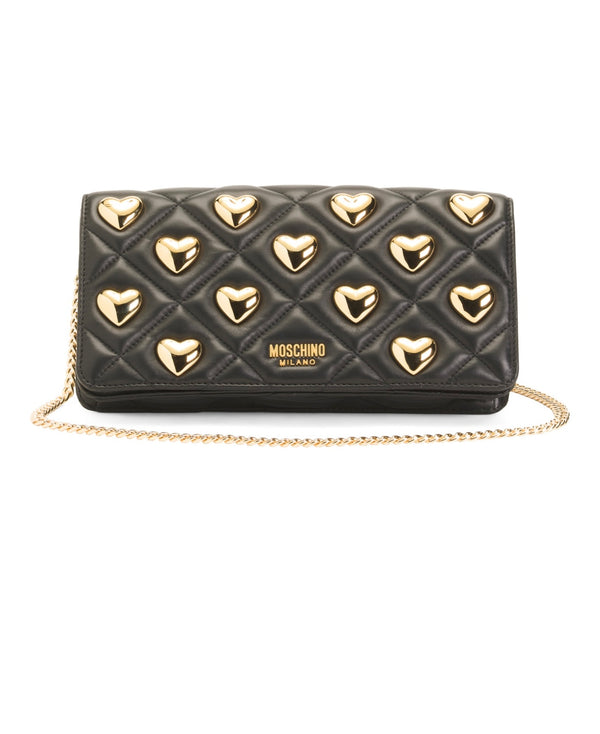 MOSCHINO
Leather Heart Shoulder Bag