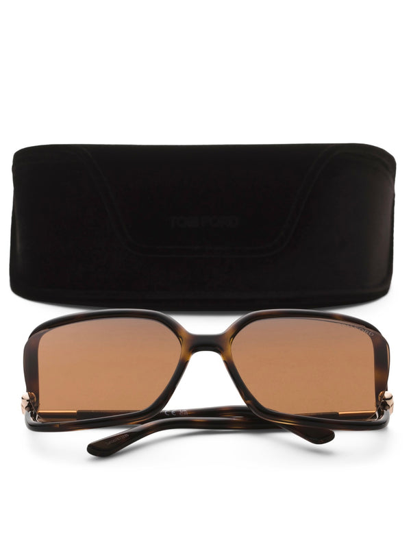 TOM FORD
60mm Square Sunglasses